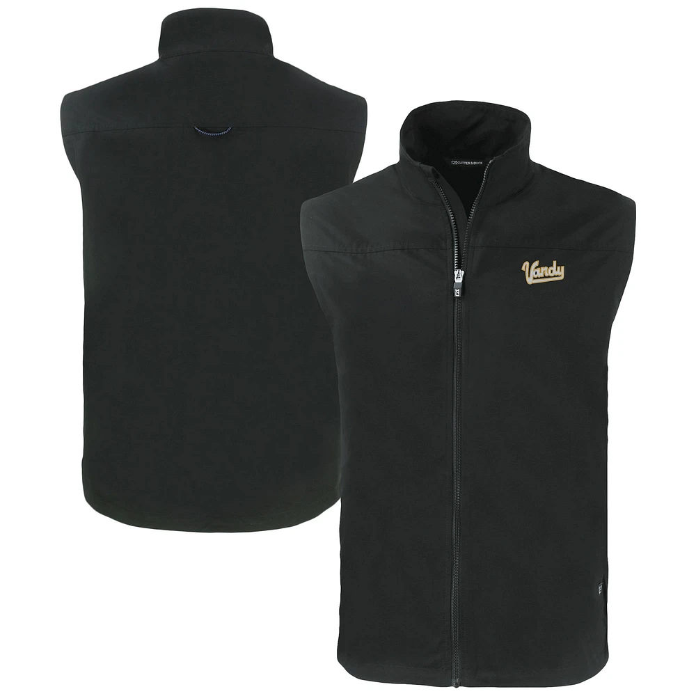 Men's Cutter & Buck Vanderbilt Commodores Vault Charter Eco Recycled Full-Zip Vest
