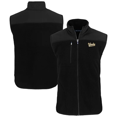 Men's Cutter & Buck Vanderbilt Commodores Vault Cascade Eco Sherpa Fleece Full-Zip Vest