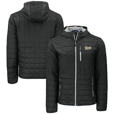 Men's Cutter & Buck Vanderbilt Commodores Vault Rainier Primaloft Eco Full-Zip Hooded Jacket