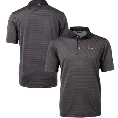 Men's Cutter & Buck /Gray South Carolina Gamecocks Vault DryTec Virtue Eco Pique Micro Stripe Recycled Polo