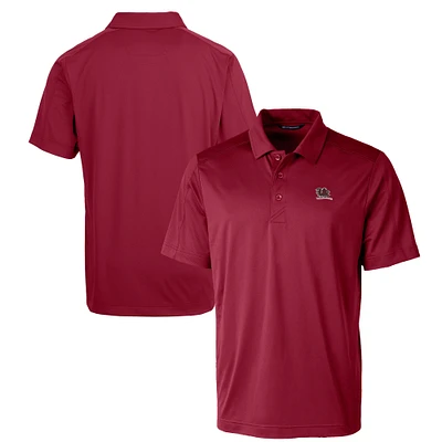 Men's Cutter & Buck Maroon South Carolina Gamecocks Vault Prospect Textured Stretch Polo