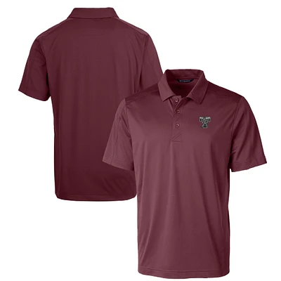 Men's Cutter & Buck Maroon Texas A&M Aggies Vault Prospect Textured Stretch Polo