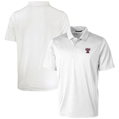 Men's Cutter & Buck White Texas A&M Aggies Vault Prospect Textured Stretch Polo
