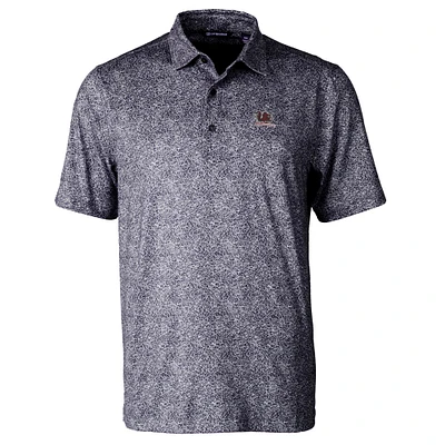 Men's Cutter & Buck Black South Carolina Gamecocks Pike Constellation Print Stretch DryTec Polo