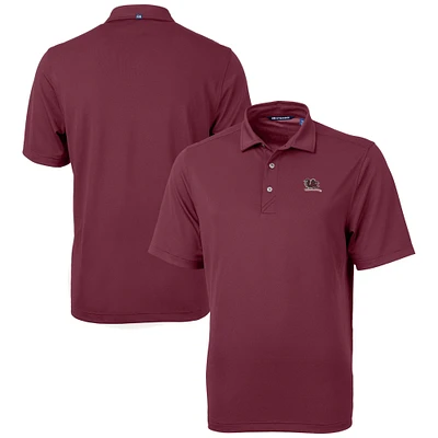 Men's Cutter & Buck Garnet South Carolina Gamecocks Vault DryTec Virtue Eco Pique Recycled Polo