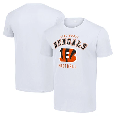 Men's Starter White Cincinnati Bengals Logo T-Shirt