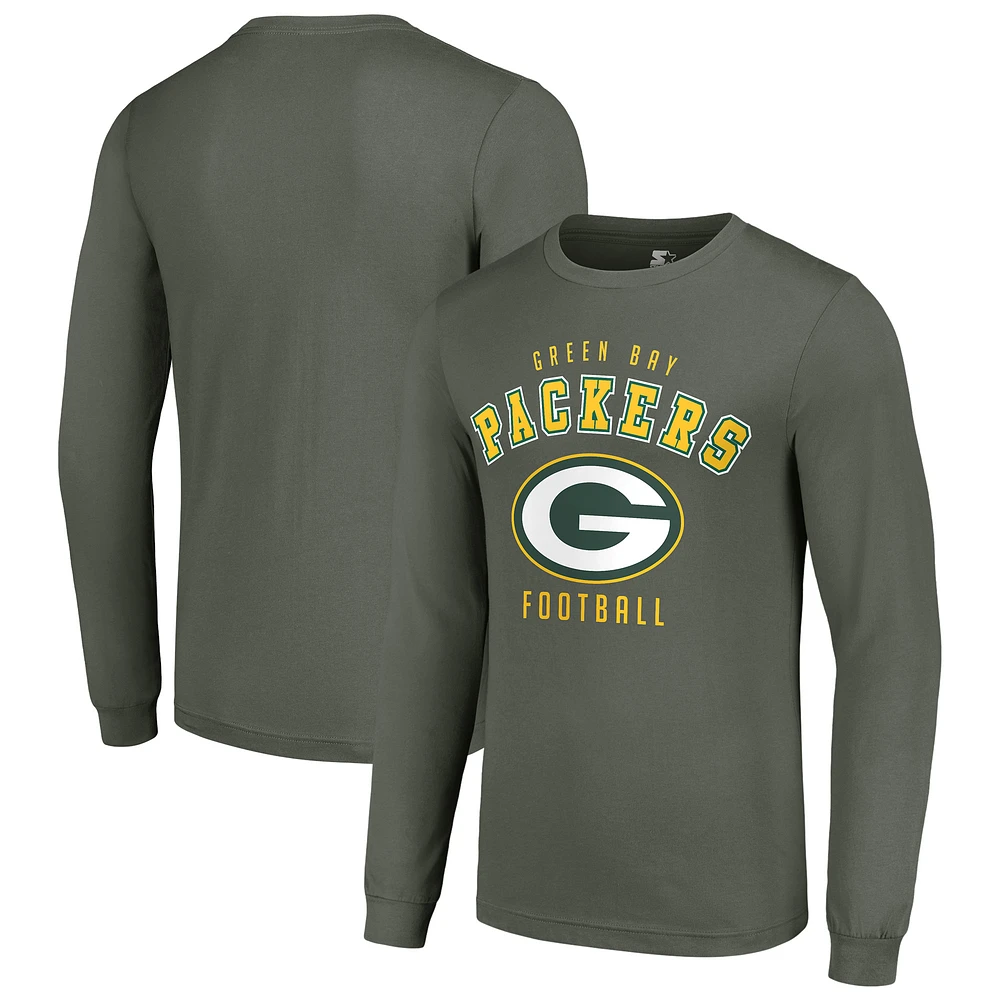 Men's Starter Green Bay Packers Long Sleeve T-Shirt