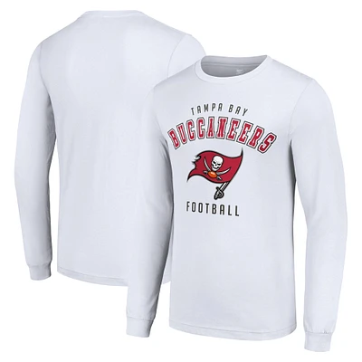 Men's Starter White Tampa Bay Buccaneers Long Sleeve T-Shirt