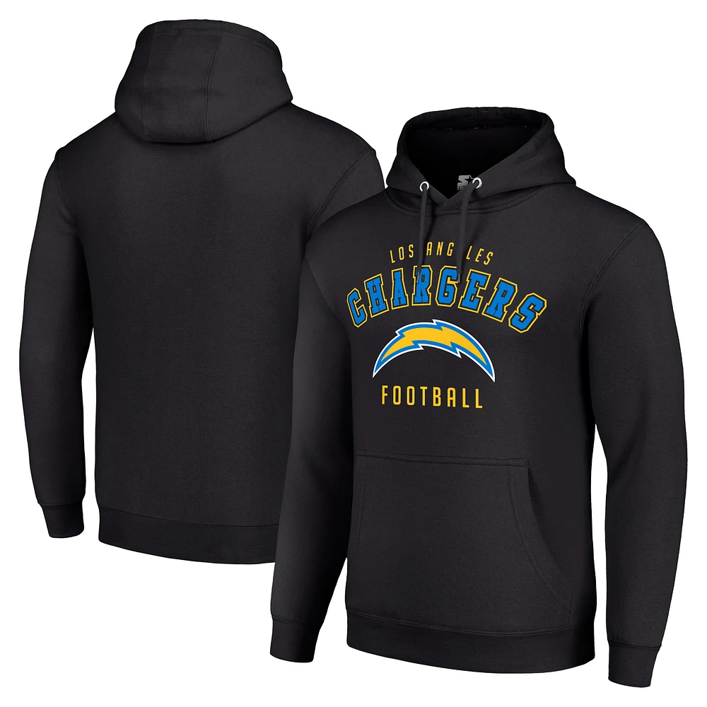 Unisex Starter Los Angeles Chargers Logo Pullover Hoodie