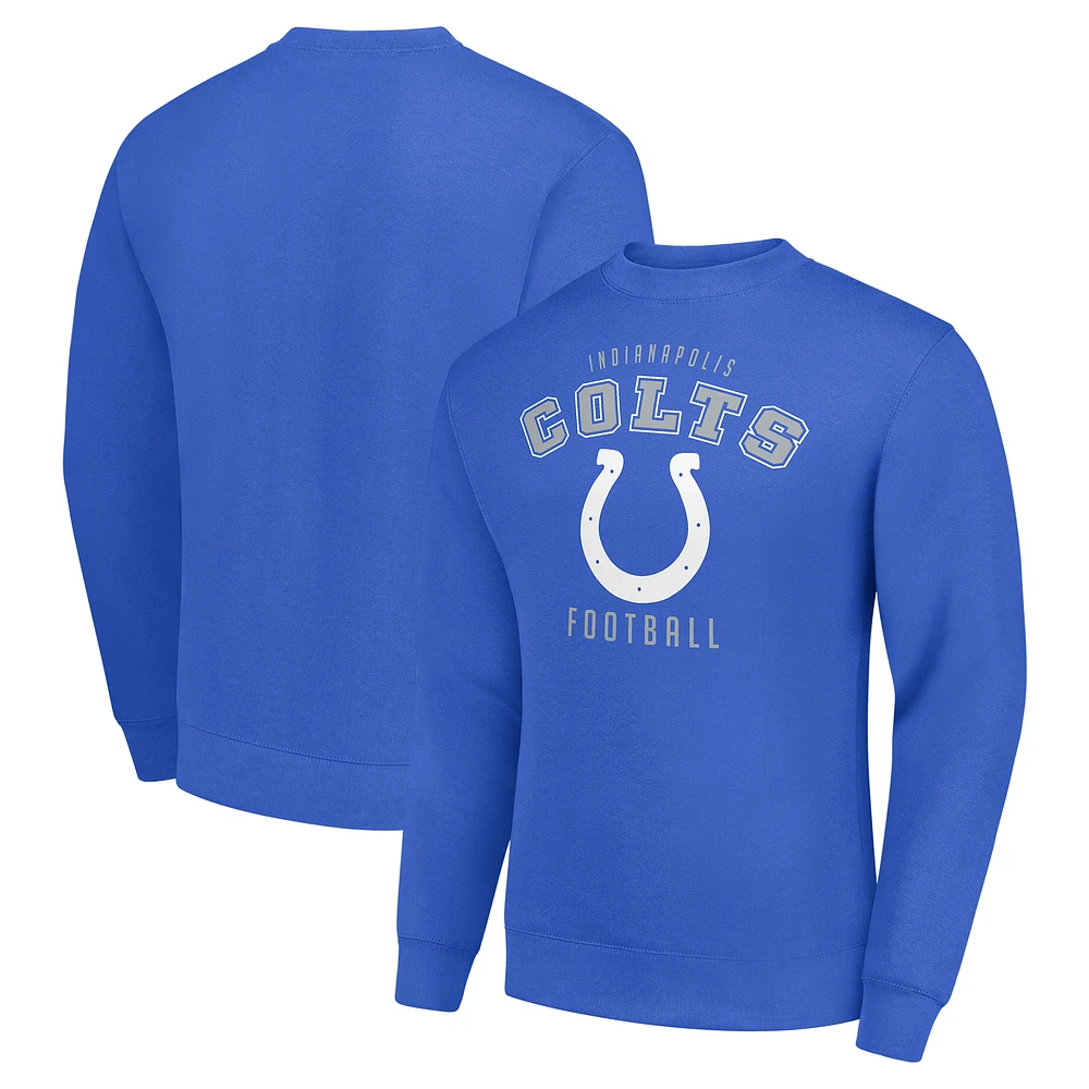 Men's Starter Royal Indianapolis Colts Team Logo Pullover Sweatshirt