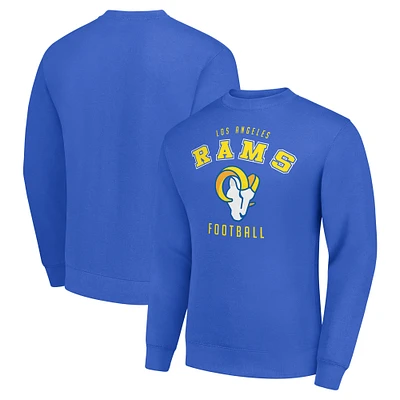 Men's Starter Royal Los Angeles Rams Team Logo Pullover Sweatshirt