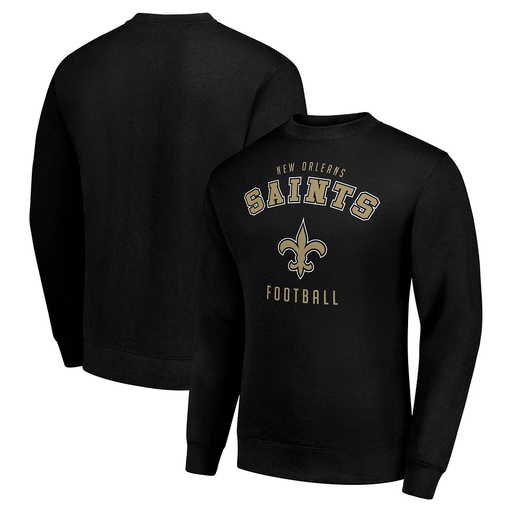 Men's Starter New Orleans Saints Team Logo Pullover Sweatshirt