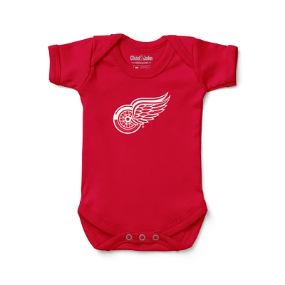 Newborn & Infant Chad Jake Detroit Red Wings Primary Logo Bodysuit