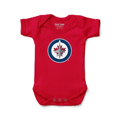 Newborn & Infant Chad Jake Winnipeg Jets Primary Logo Bodysuit