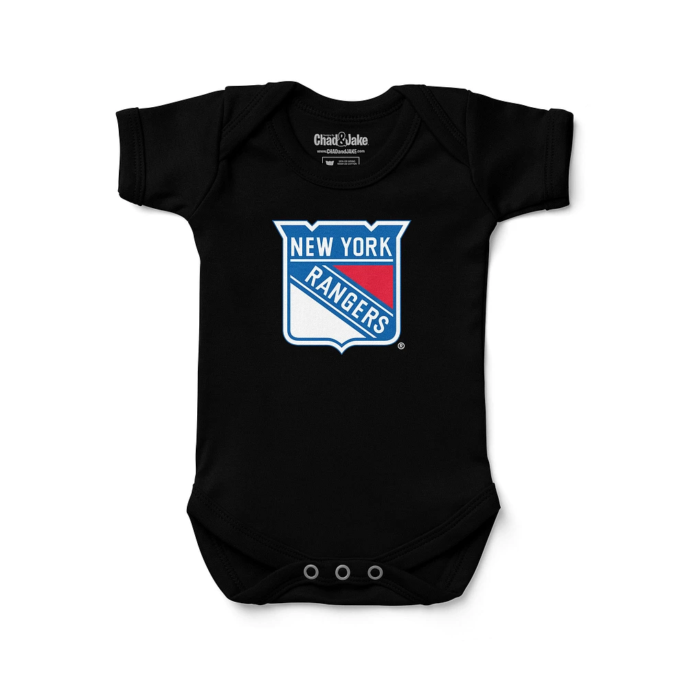 Newborn & Infant Chad Jake New York Rangers Primary Logo Bodysuit