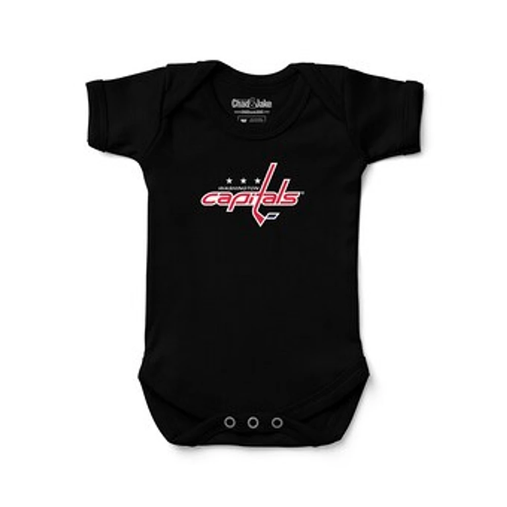 Newborn & Infant Chad Jake Washington Capitals Primary Logo Bodysuit