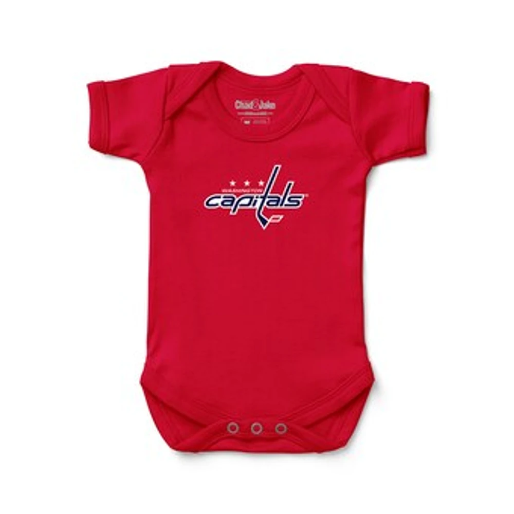 Newborn & Infant Chad Jake Washington Capitals Primary Logo Bodysuit