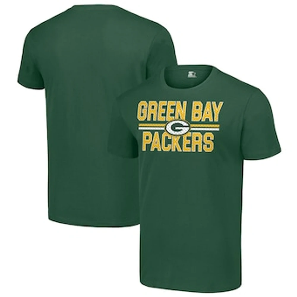 Men's Starter Green Bay Packers Team Mesh Print Graphic T-Shirt