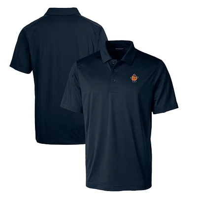Men's Cutter & Buck Navy Syracuse Orange Big Tall Prospect Textured Stretch DryTec Polo