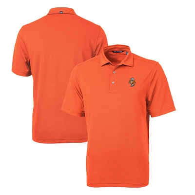 Men's Cutter & Buck Orange Tennessee Volunteers Big & Tall Virtue Eco Pique Recycled DryTec Polo