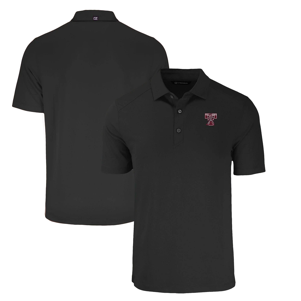 Men's Cutter & Buck Black Texas A&M Aggies Big Tall Forge Eco Stretch Recycled Polo
