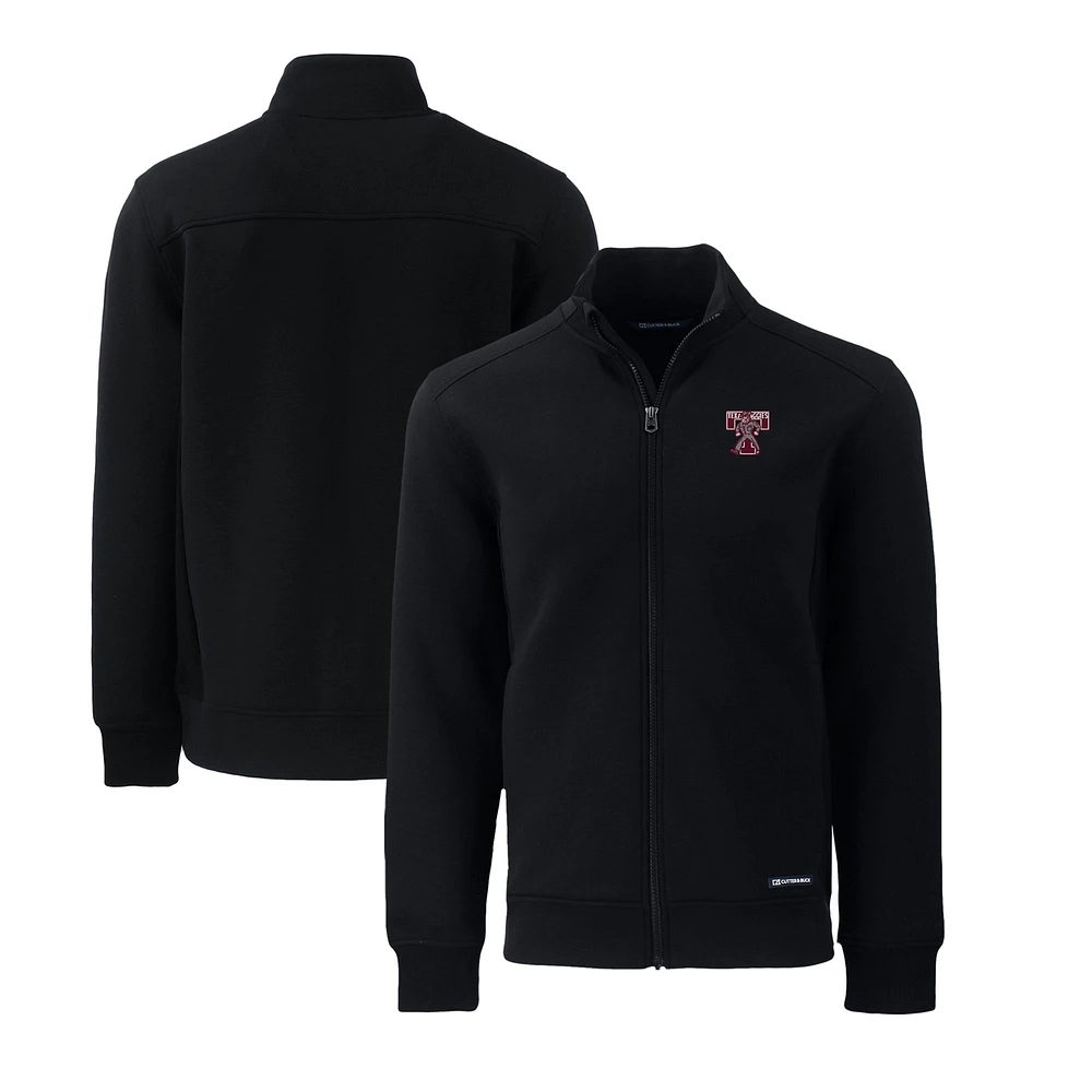 Men's Cutter & Buck Black Texas A&M Aggies Big Tall Roam Eco Recycled Full-Zip Jacket