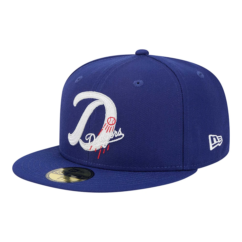 Men's New Era Royal Los Angeles Dodgers Duo Logo 2.0 59FIFTY Fitted Hat