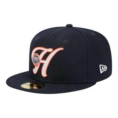 Men's New Era Navy Houston Astros Duo Logo 2.0 59FIFTY Fitted Hat