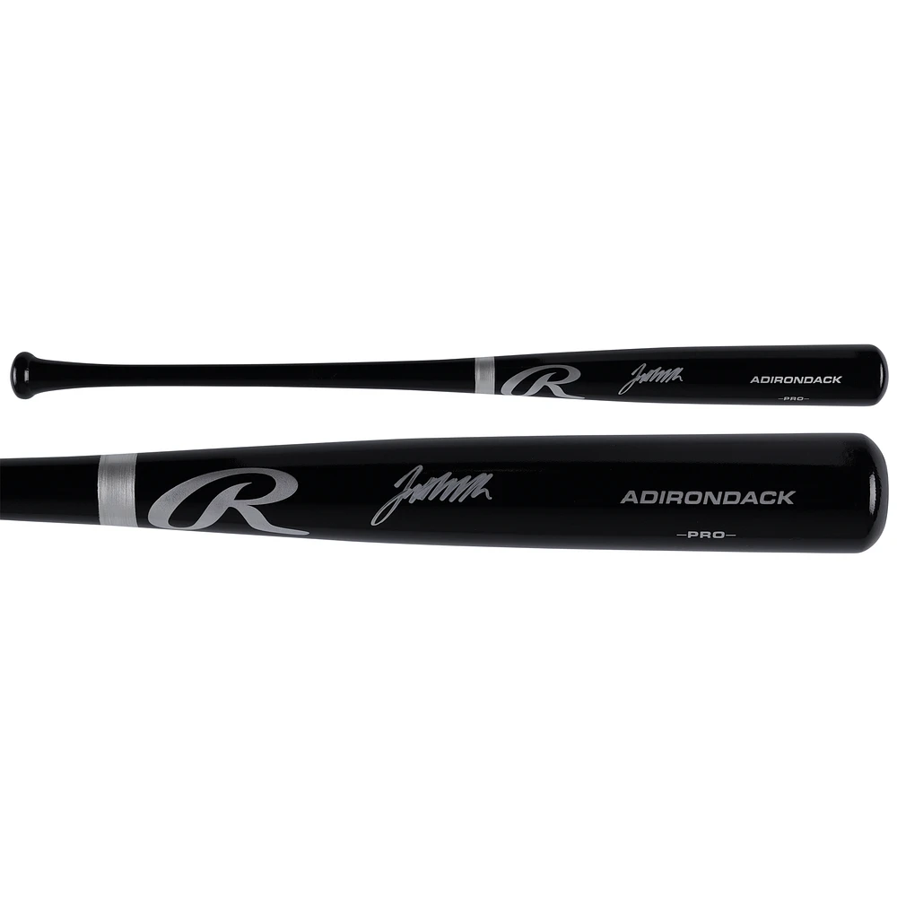Jett Williams New York Mets Autographed Black Rawlings Pro Model Bat