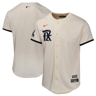 Youth Nike Natural Texas Rangers City Connect Limited Jersey