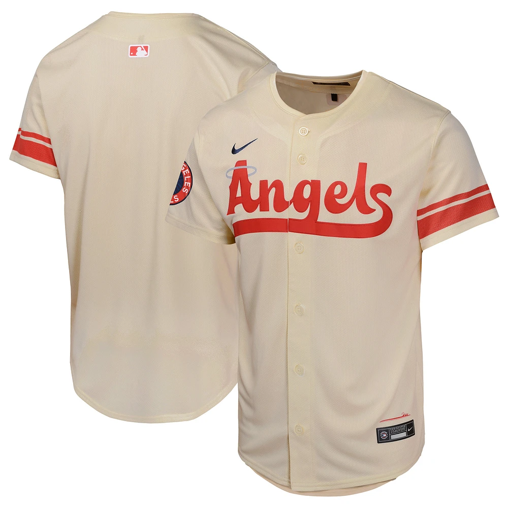 Youth Nike Cream Los Angeles Angels City Connect Limited Jersey