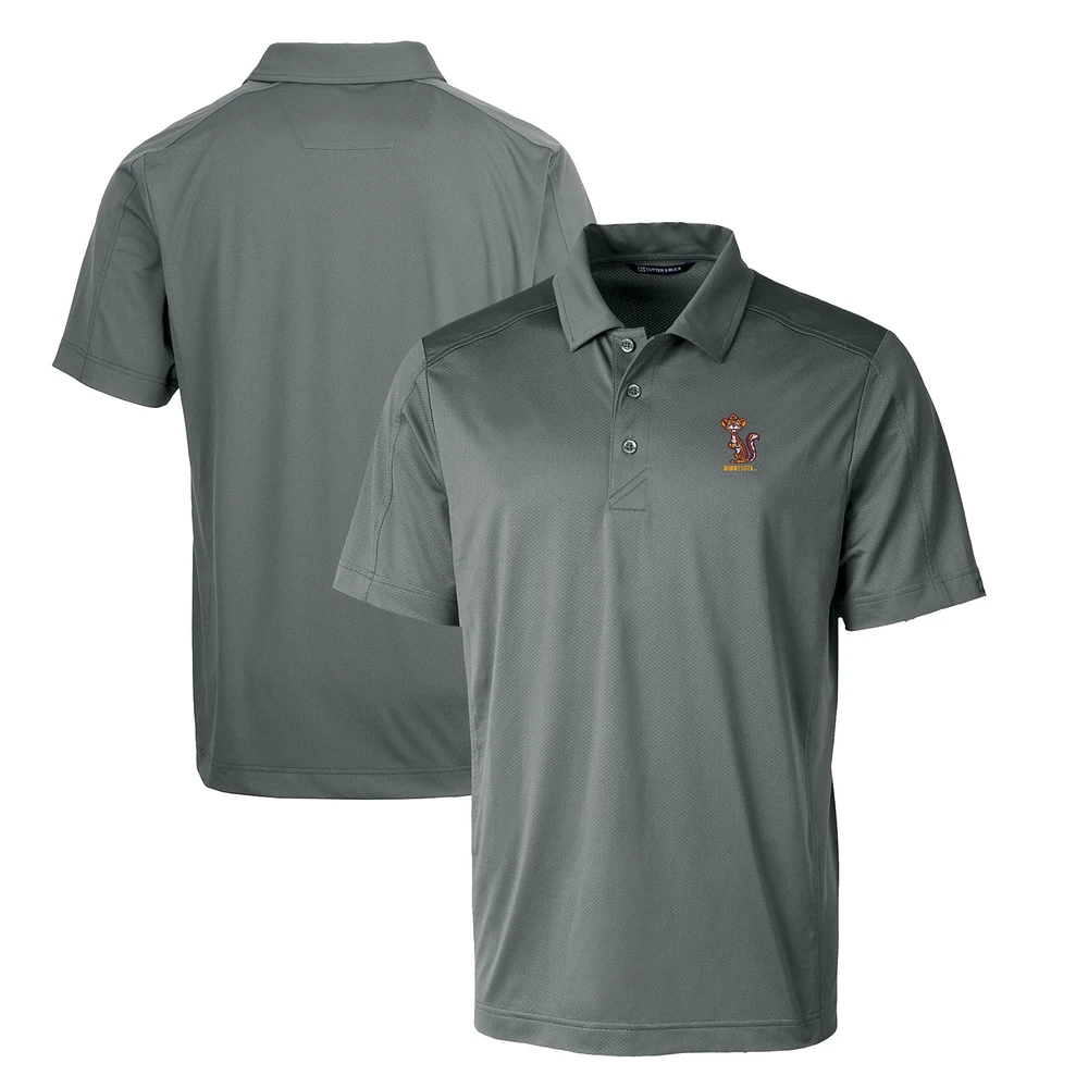 Men's Cutter & Buck Minnesota Golden Gophers Big Tall Prospect Textured Stretch DryTec Polo