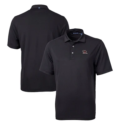 Men's Cutter & Buck Black South Carolina Gamecocks Big Tall Virtue Eco Pique Recycled DryTec Polo