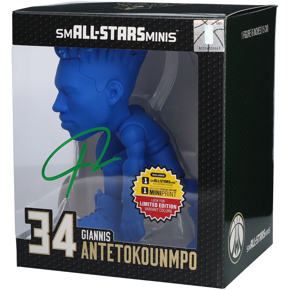 Giannis Antetokounmpo Milwaukee Bucks Autographed smALL-STARS Chase Variant 6" Vinyl Figurine
