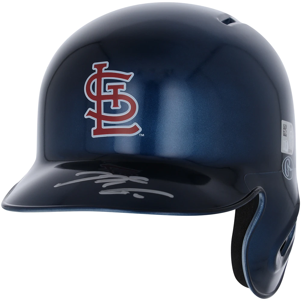 Nolan Arenado St. Louis Cardinals Autographed Alternate Chrome Rawlings Mini Batting Helmet - Fanatics Exclusive