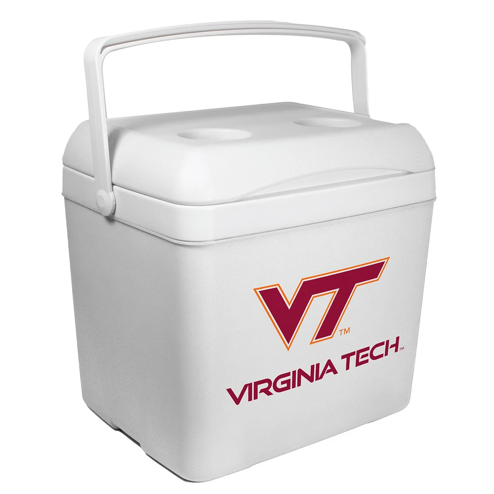 White Virginia Tech Hokies 24-Can Tailgate Cooler