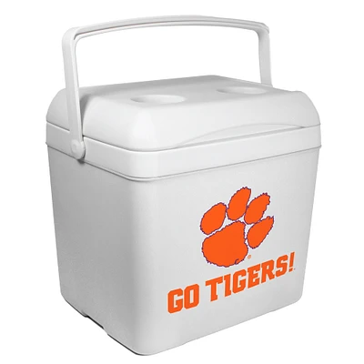 White Clemson Tigers 24-Can Tailgate Cooler