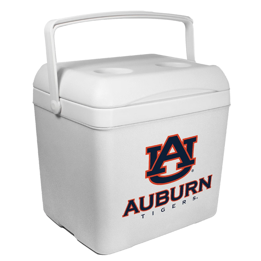 White Auburn Tigers 24-Can Tailgate Cooler