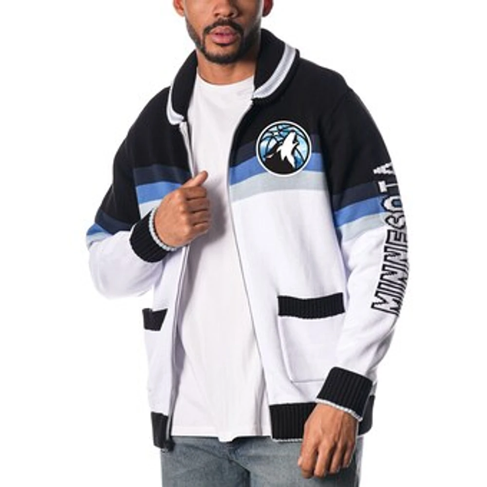 Unisex The Wild Collective Cream Minnesota Timberwolves 2024/25 City Edition Full-Zip Cardigan Sweater