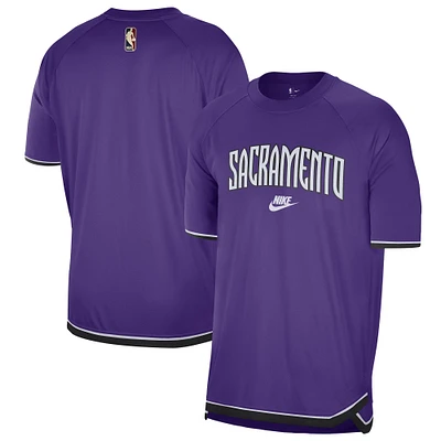 Men's Nike Purple Sacramento Kings 2024/25 Classic Edition Pregame Shooting T-Shirt