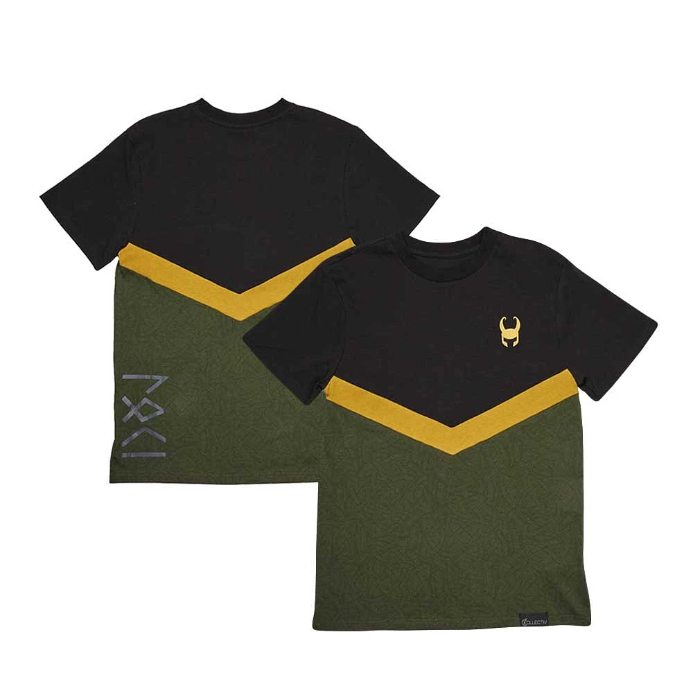 Unisex Loungefly Black/Green Loki The Original T-Shirt