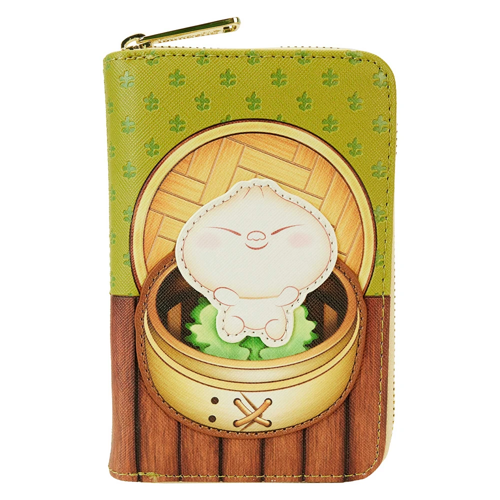 Loungefly Bao Bamboo Steamer Basket Zip-Around Wallet