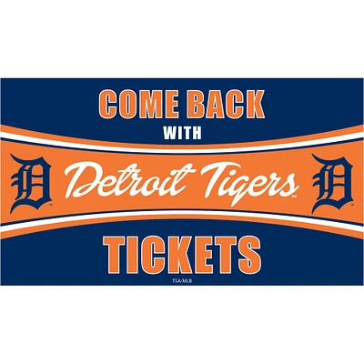 Detroit Tigers 28" x 16" Come Back With Tickets Indoor/Outdoor Trapper Mat