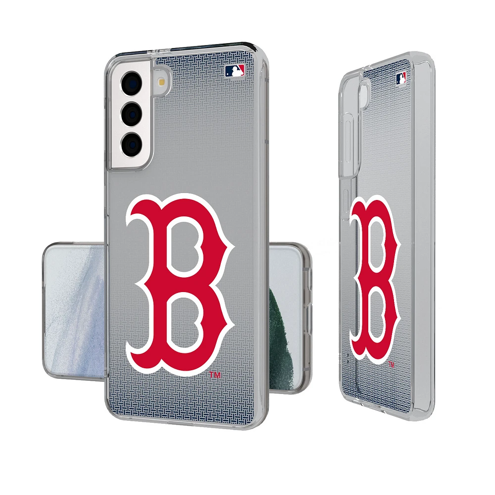 Boston Red Sox Linen Logo Galaxy Clear Case