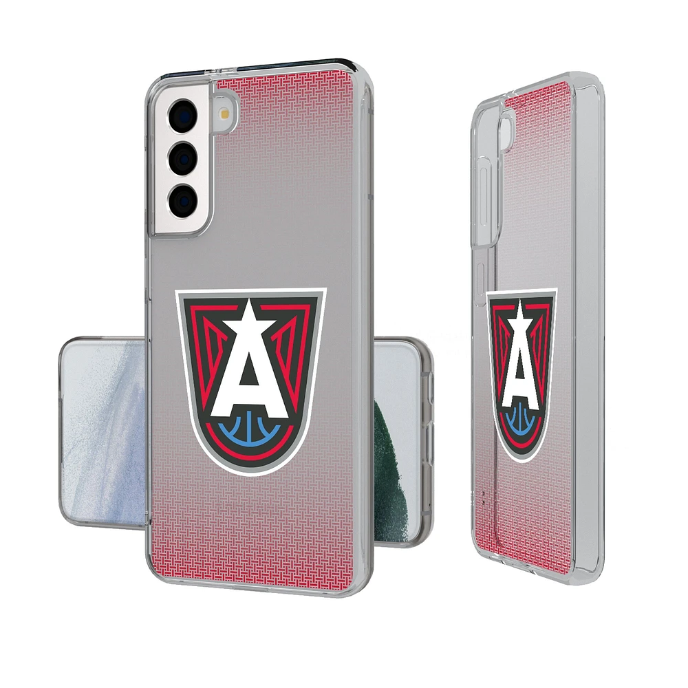 Atlanta Dream Linen Logo Galaxy Clear Case
