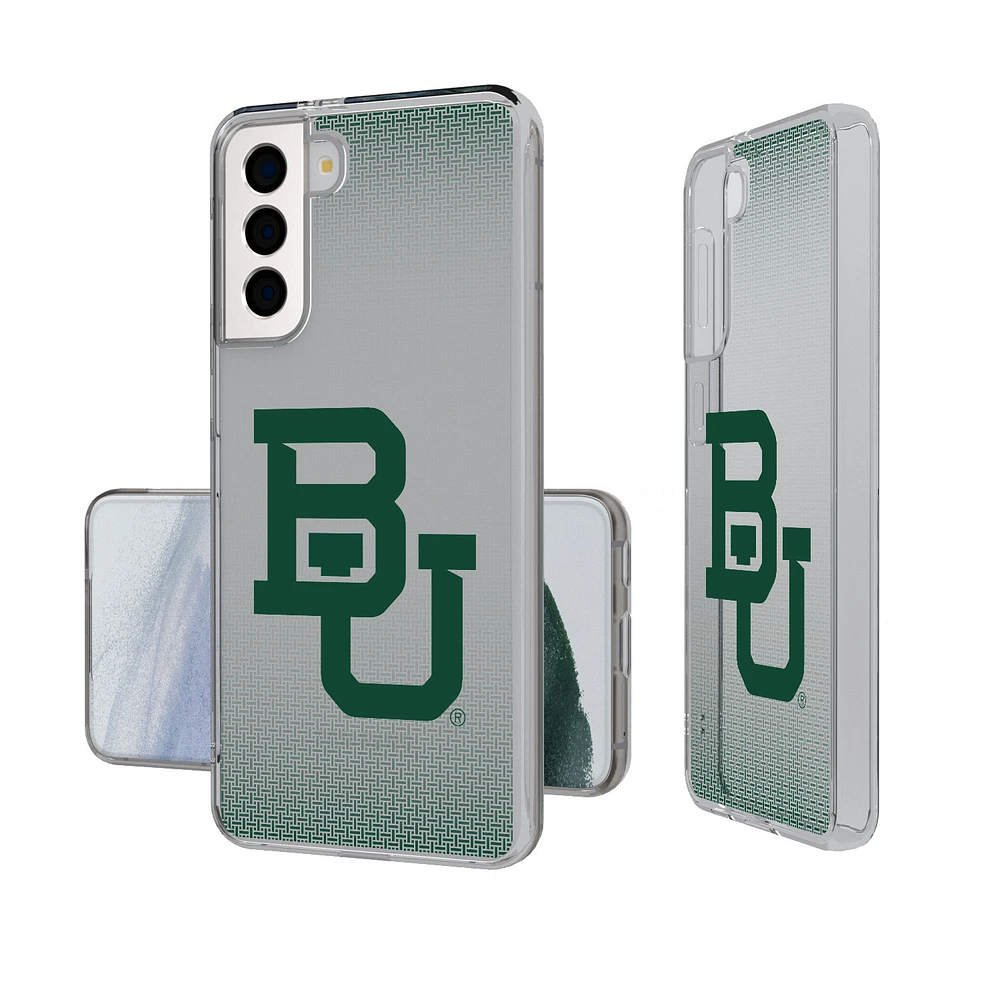 Baylor Bears Linen Logo Galaxy Clear Case