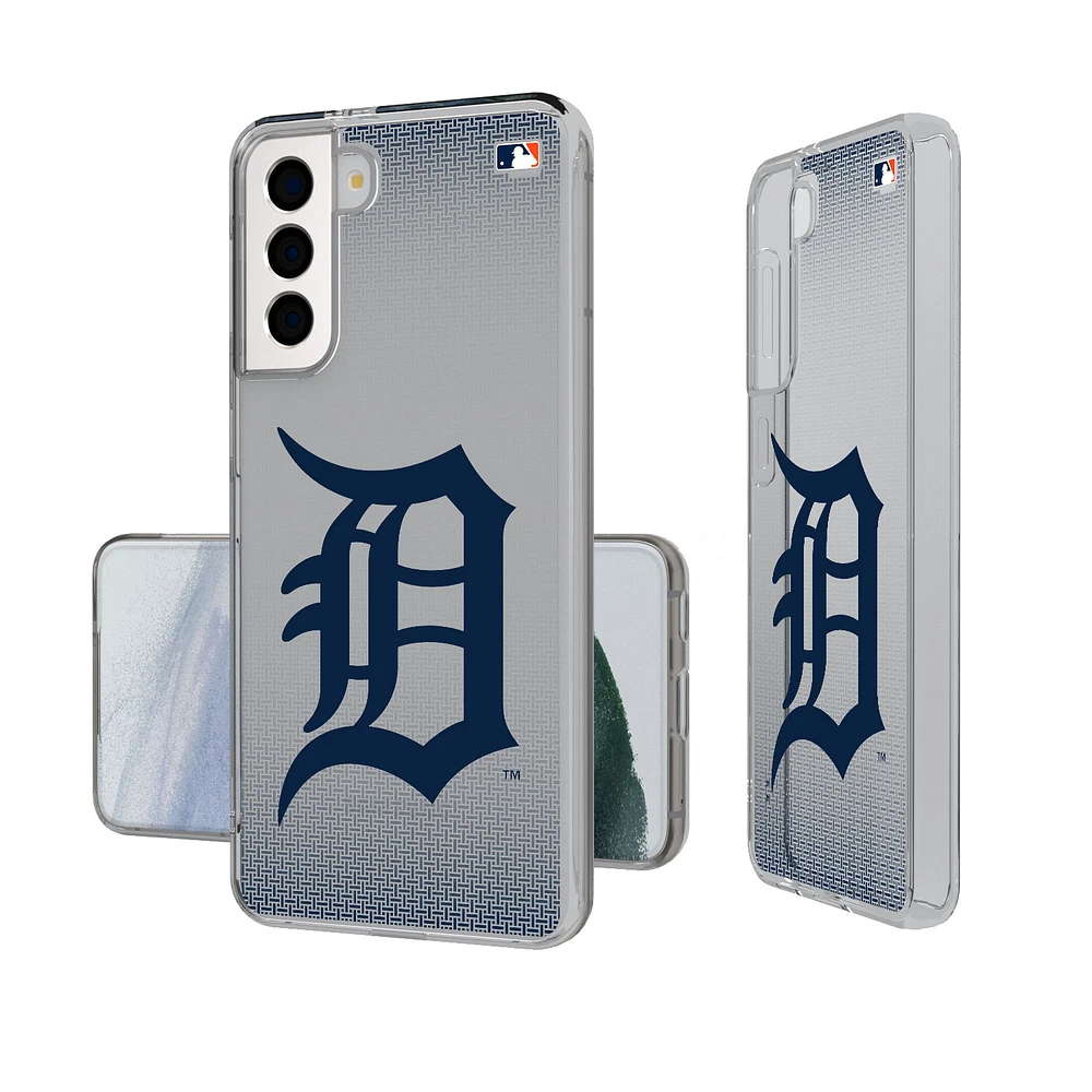Detroit Tigers Linen Logo Galaxy Clear Case