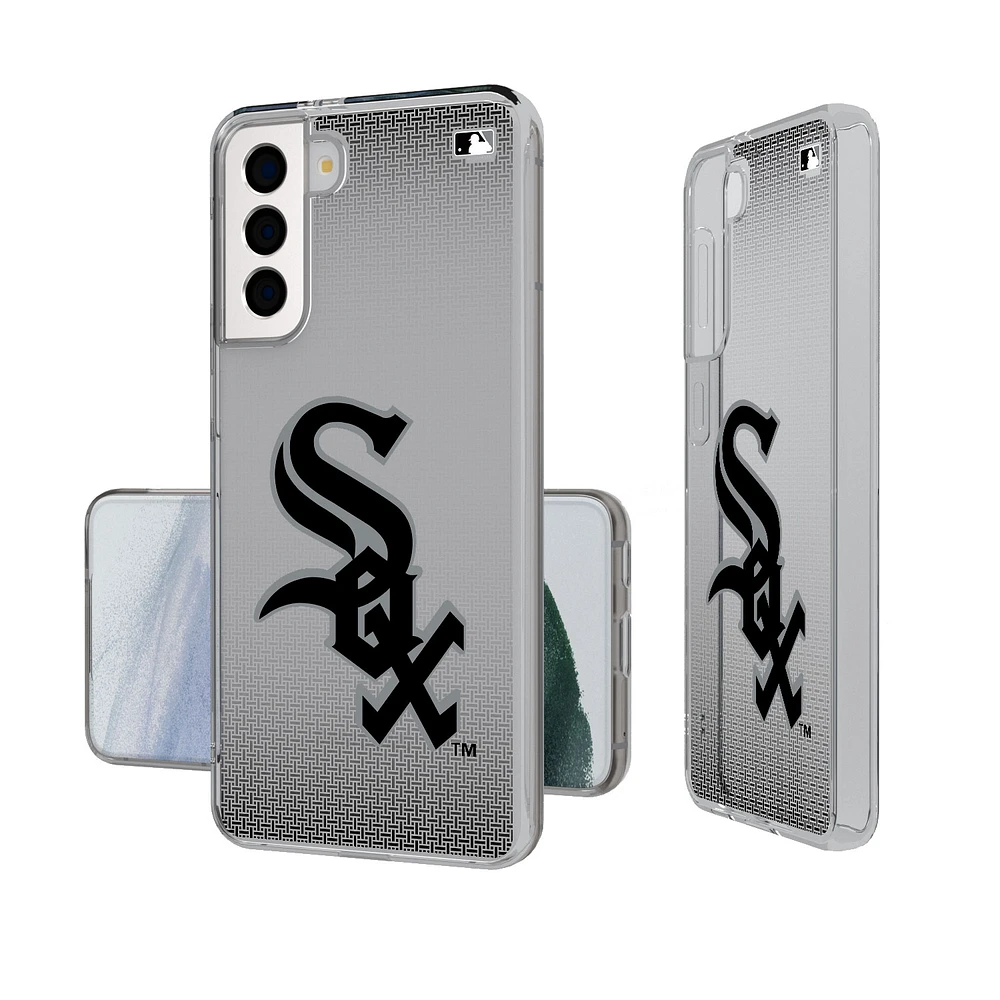Chicago White Sox Linen Logo Galaxy Clear Case