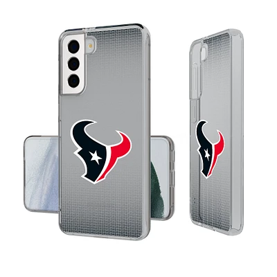 Houston Texans Linen Logo Galaxy Clear Case