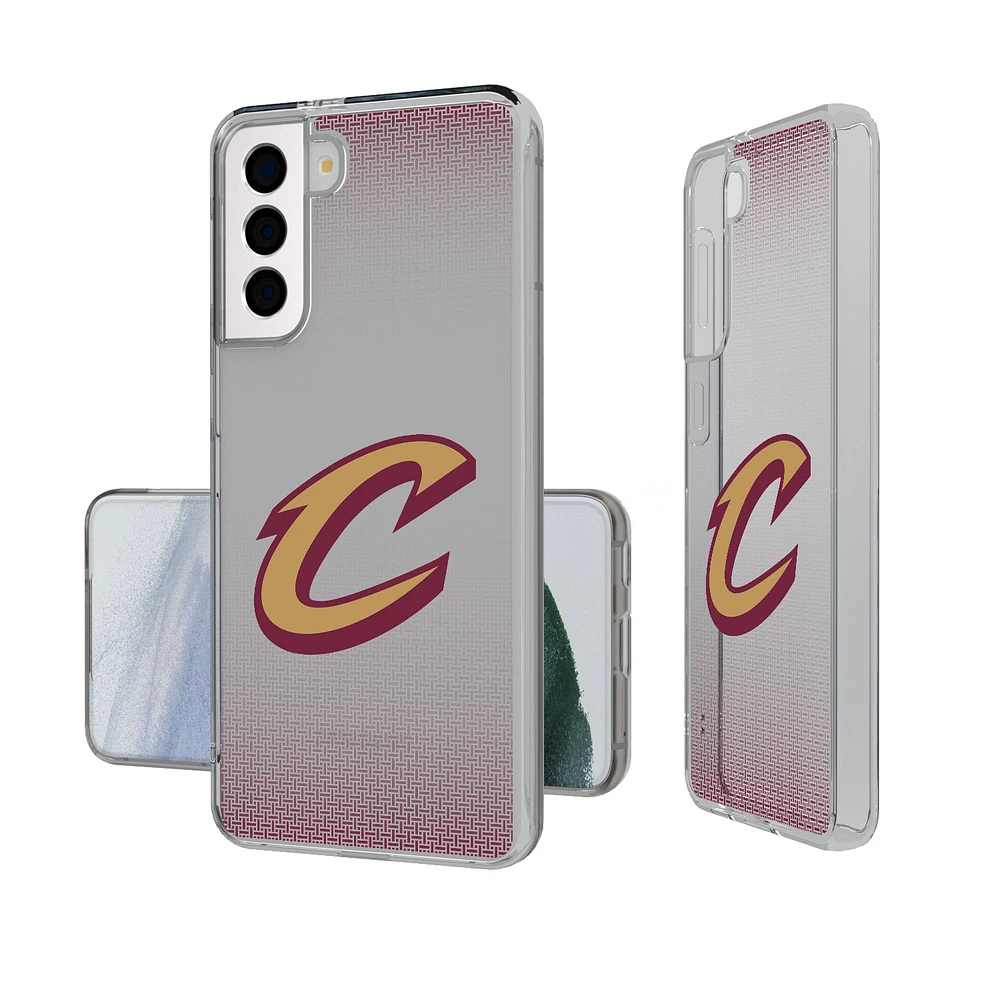 Cleveland Cavaliers Linen Logo Galaxy Clear Case